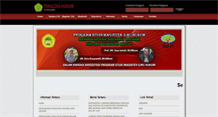 Desktop Screenshot of hukum.undaris.ac.id